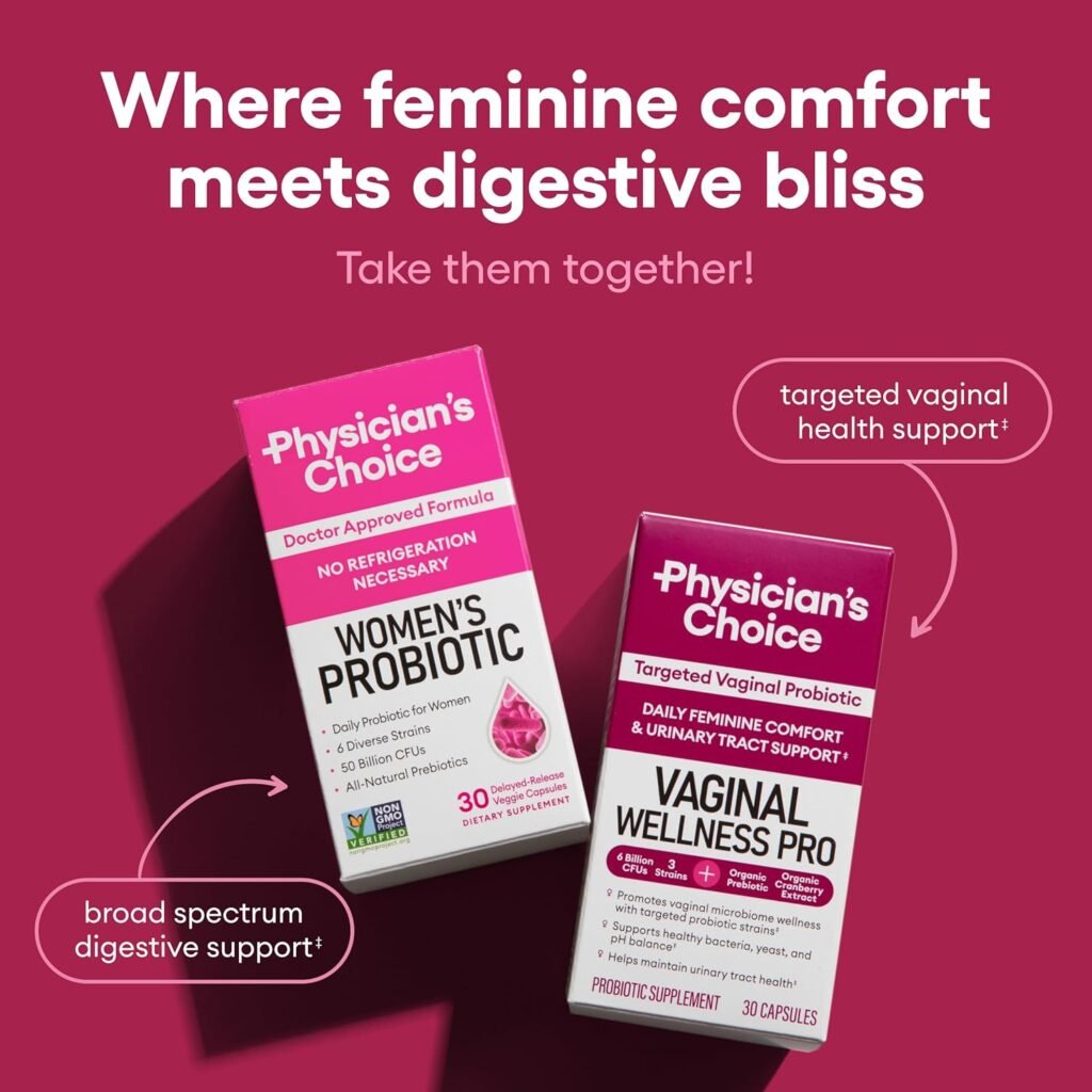 physicians-choice-probiotics-for-women-ph-balance-digestive-ut-feminine-health-50-billion-cfu-6-unique-strains-for-women-1024x1024 Best Probiotics for Women: Top 3 Picks for Optimal Health